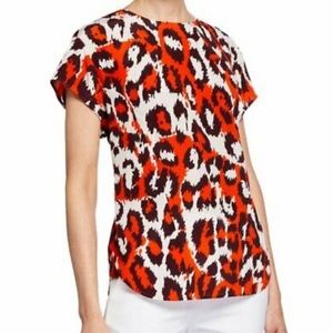 NWT Diane Von Furstenberg DVF Silk Nellie top (M)